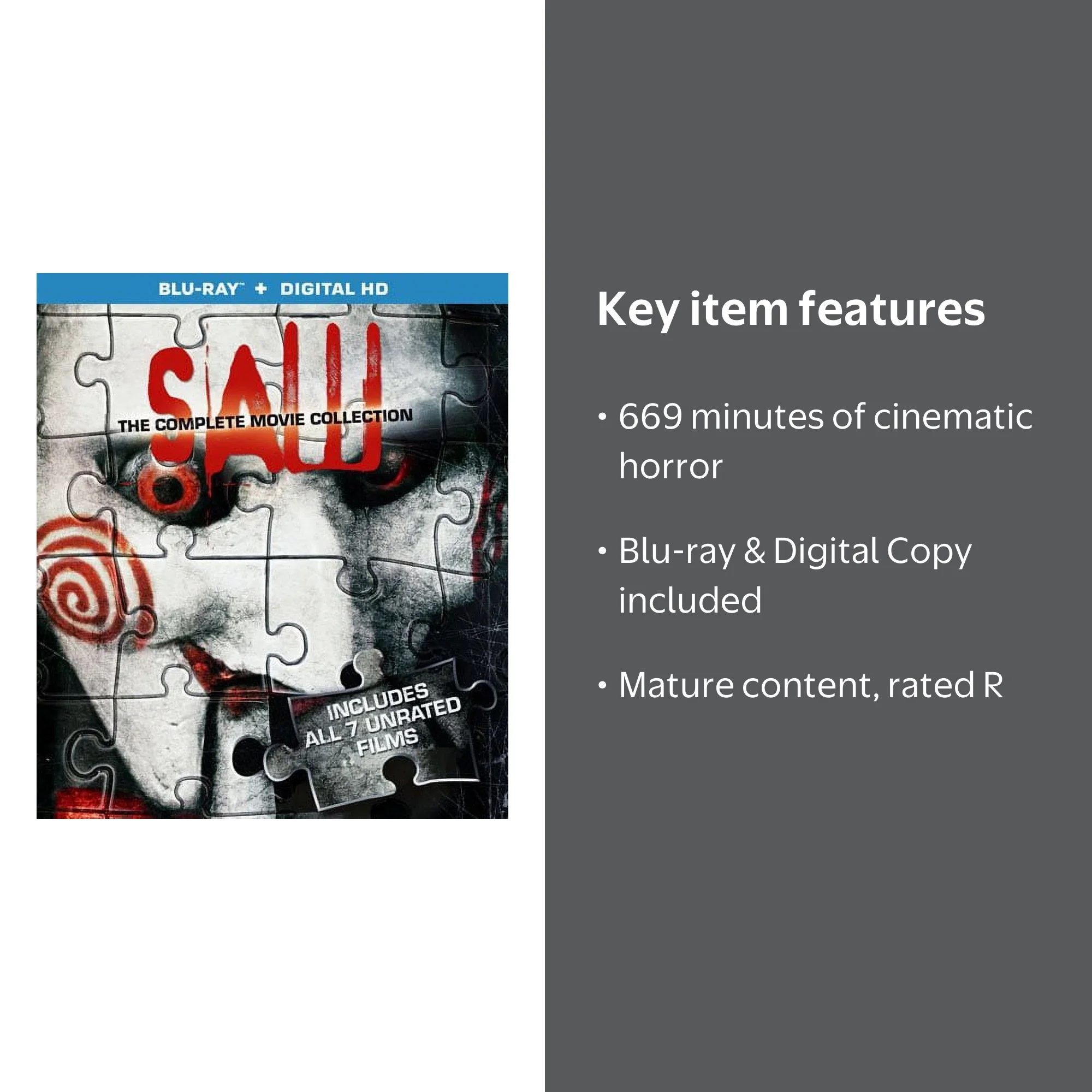 Saw: The Complete Movie Collection (Blu-ray) - Walmart.com