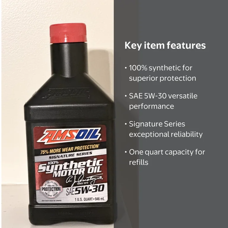Amsoil Signature Series 100% Synthetic Motor Oil SAE 5W-30 - 1