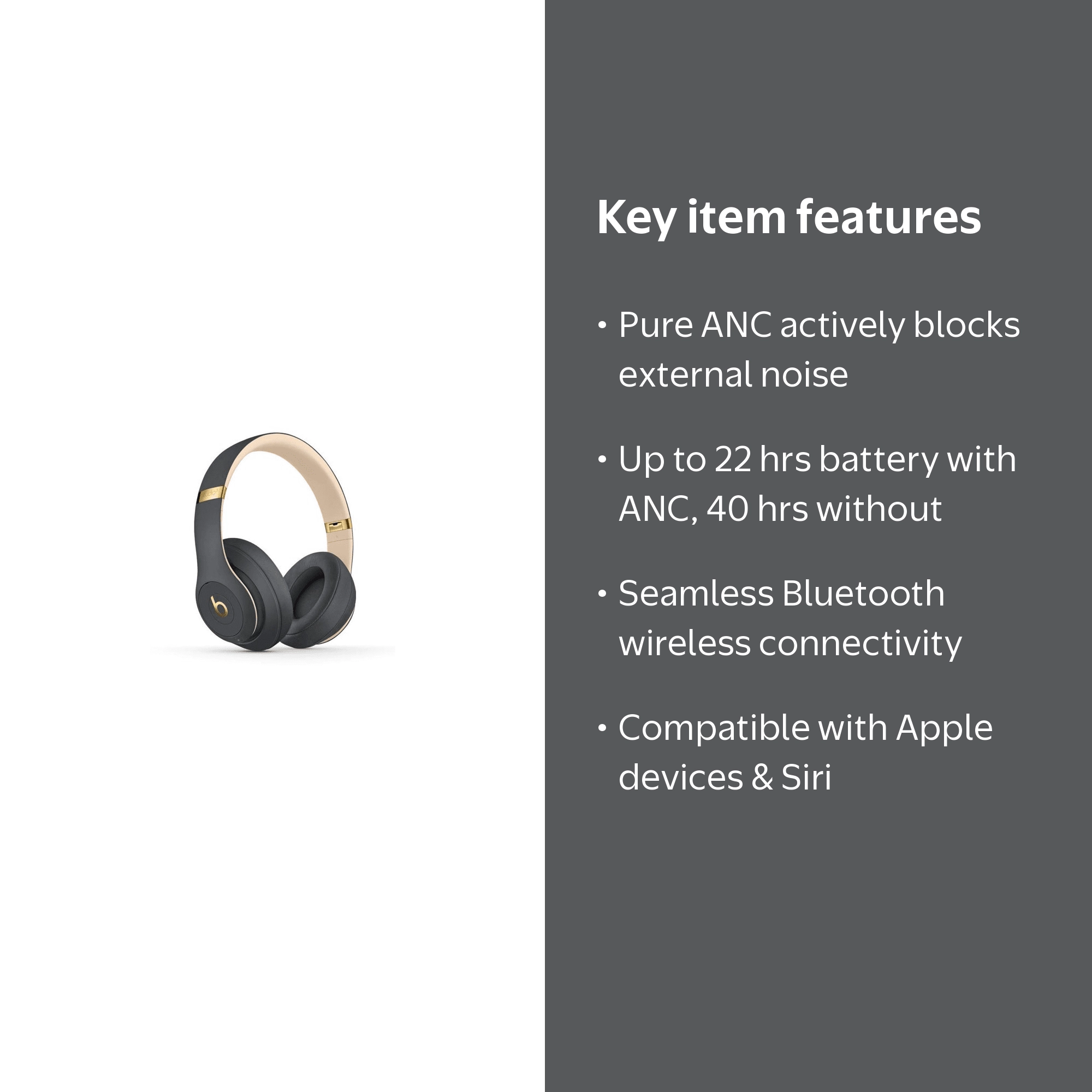 Beats by Dr. Dre, Studio3 Wireless Noise Cancelling Headphones