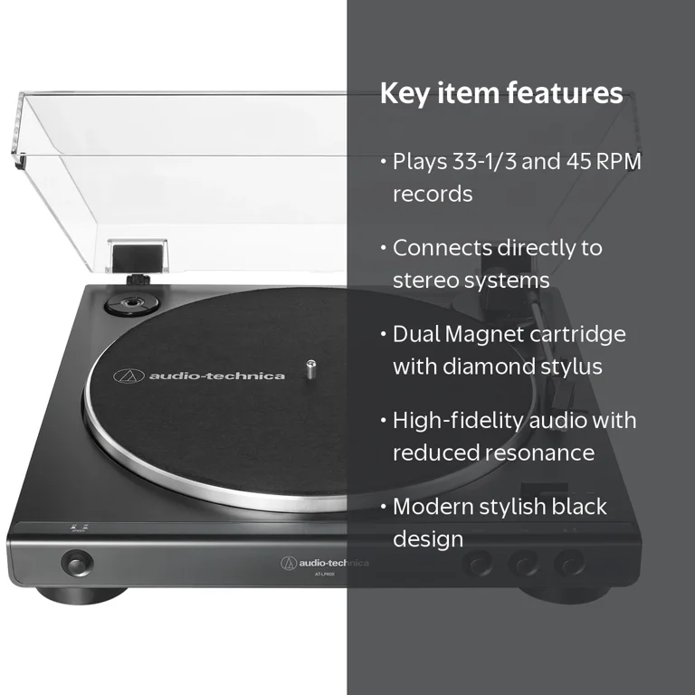 Audio-Technica, Turntable, Fully Automatic Belt-Drive Stereo
