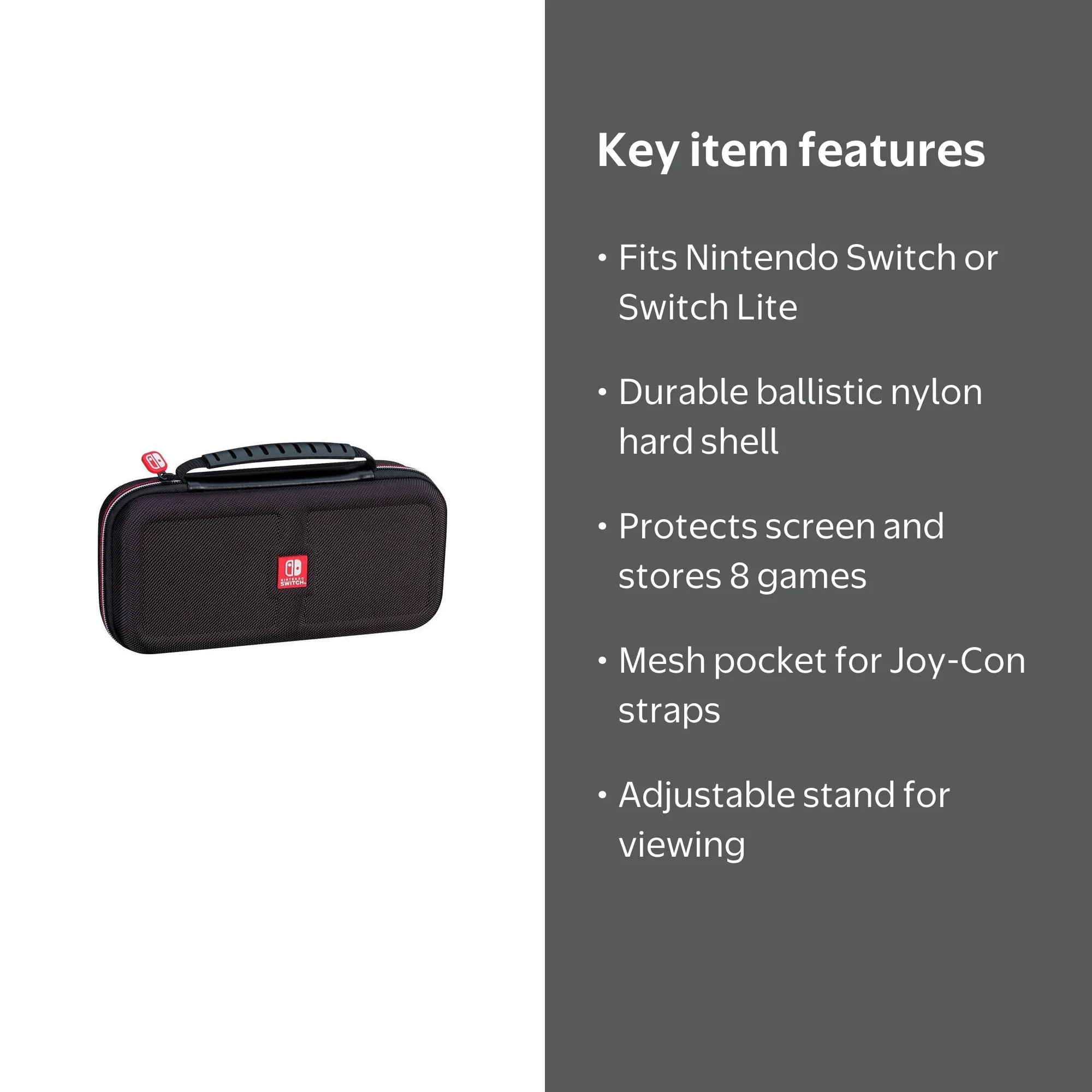 RDS Industries - Nintendo Switch and Lite Deluxe Travel Case