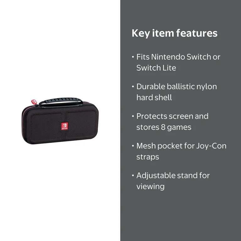 RDS Industries - Nintendo Switch and Lite Deluxe Travel Case