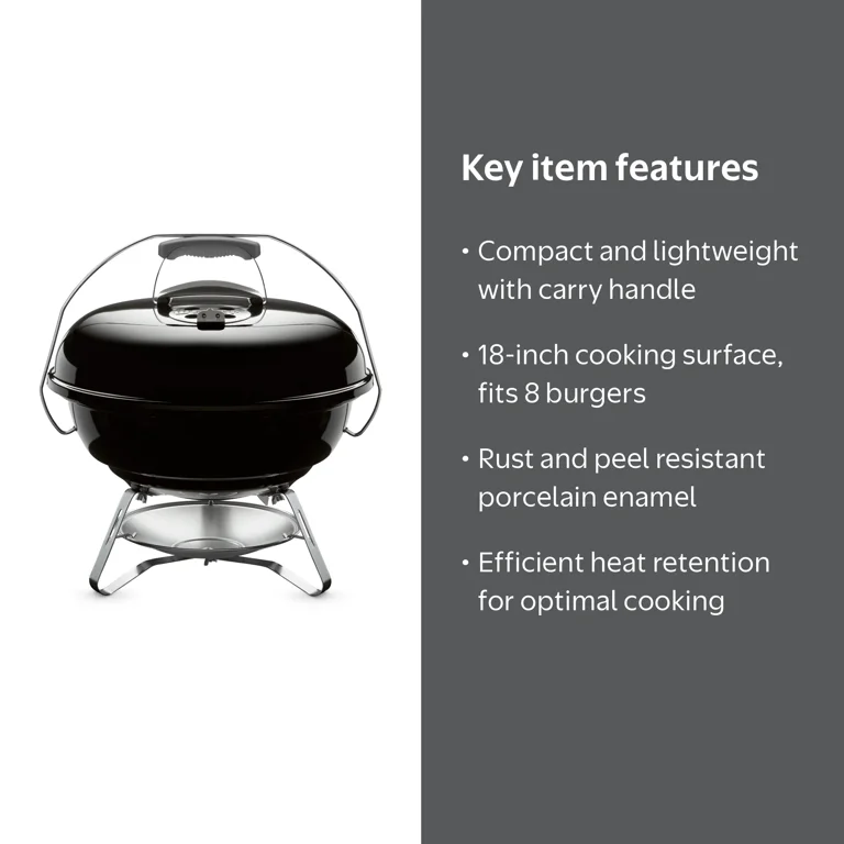 Weber Jumbo Joe 18-Inch BBQ Premium Portable Charcoal Grill