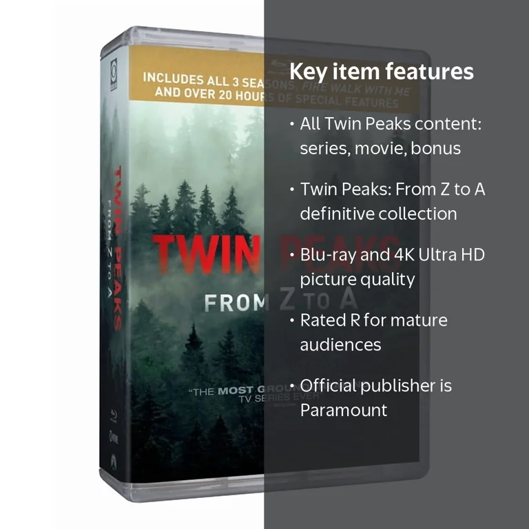 Twin Peaks: From Z to A Blu-ray, Complete Series Collection