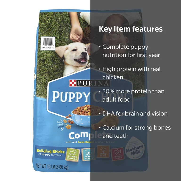 Dog Chow Purina Puppy Chow Complete Dry Puppy Food High Protein