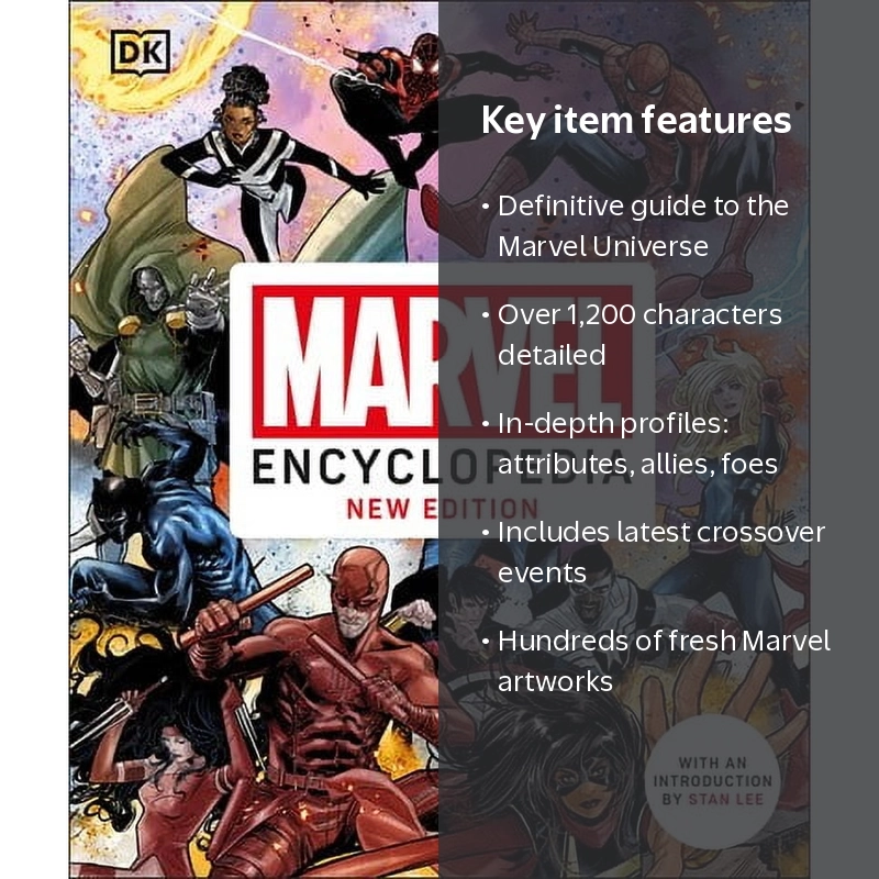 Marvel, Encyclopedia Hardcover, New Edition with 1200+ Characters