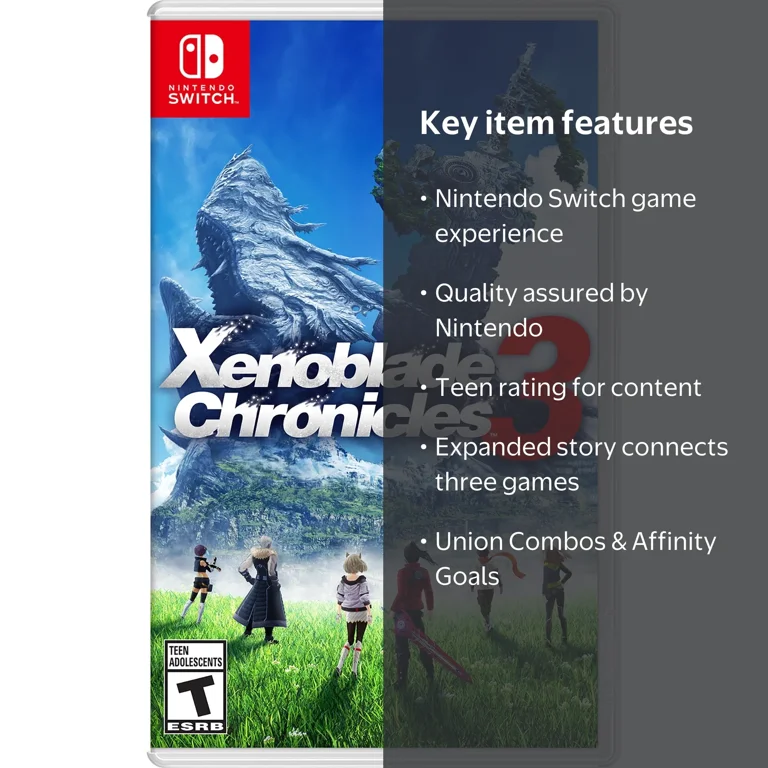 Nintendo Xenoblade Chronicles 3 for Switch - Sci-Fi Adventure with