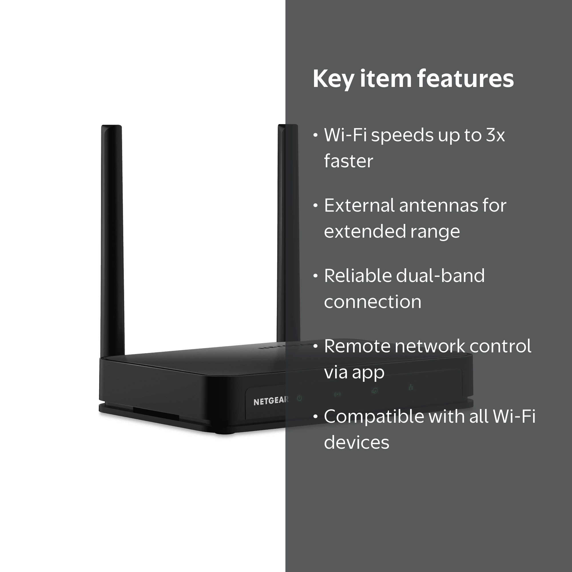 NETGEAR AC750 High Speed Wireless Internet Router, Long Range Home