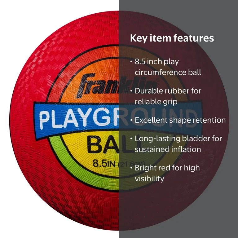 Franklin Sports 8.5 Playground Ball - Durable Rubber - Walmart.com