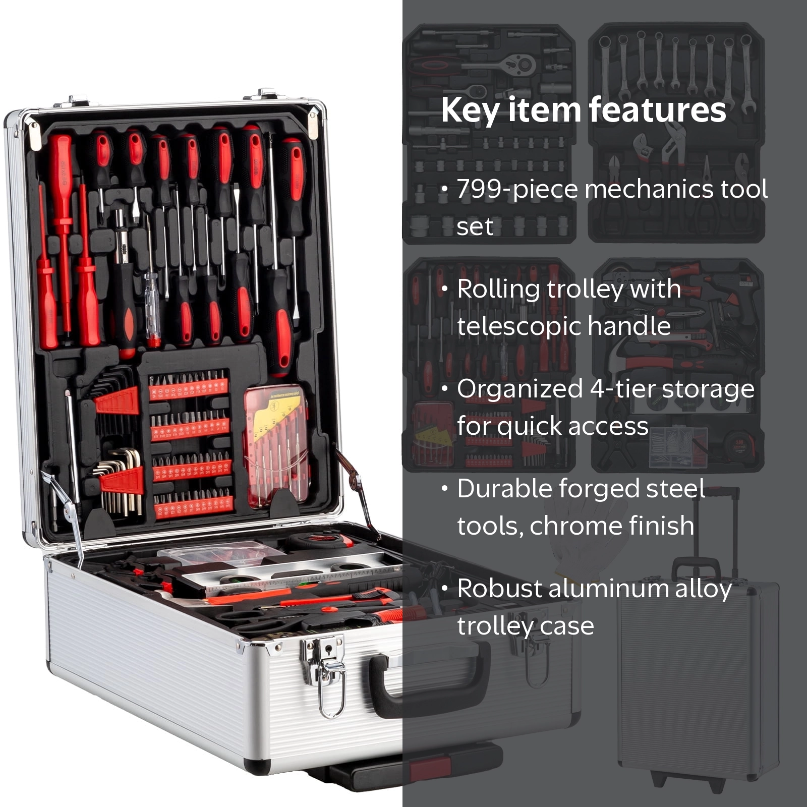 UBesGoo, Tool Set, 799 Pieces, Household Repair Hand Tool Kit