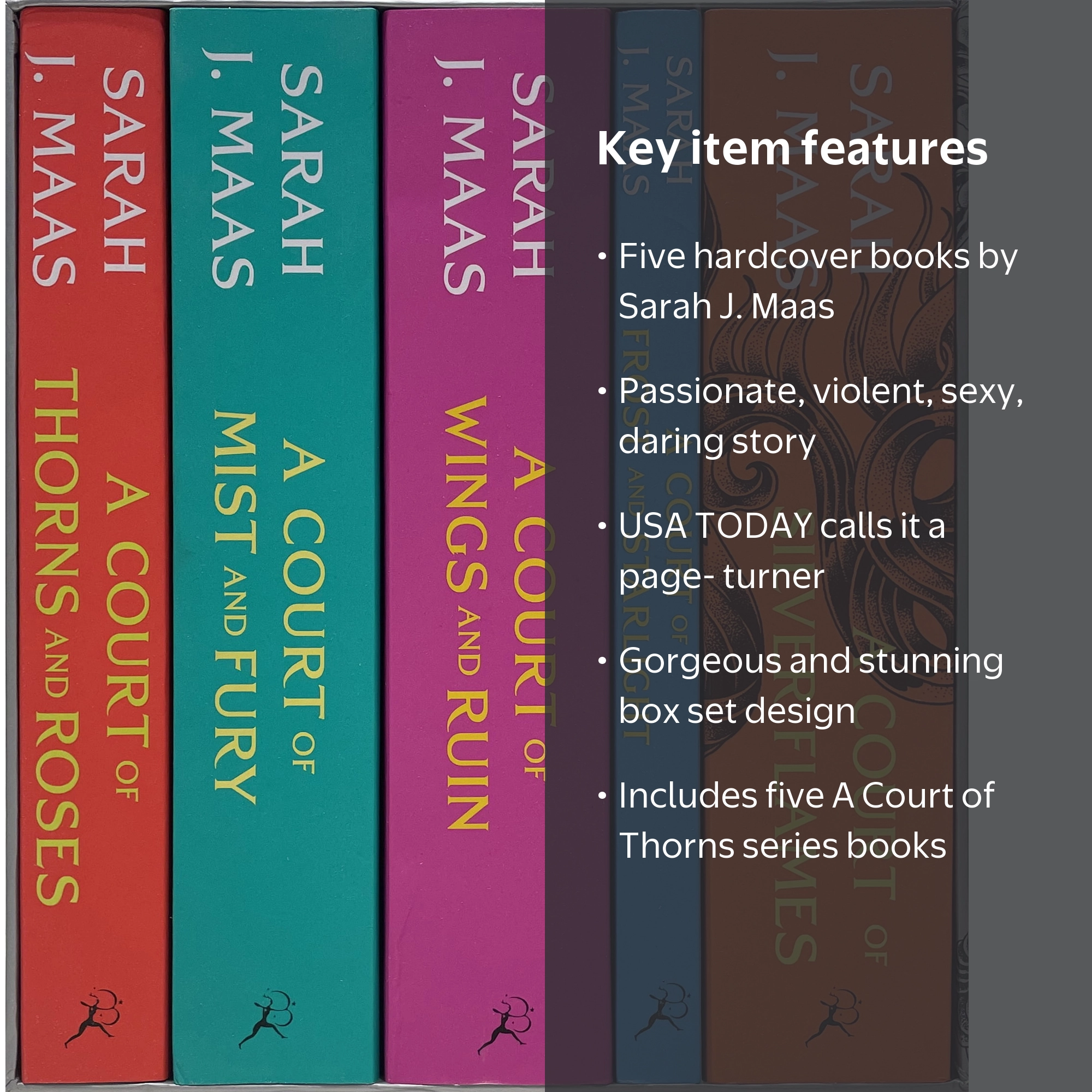 Sarah J. Maas, A Court of Thorns and Roses Box Set, 5 Books