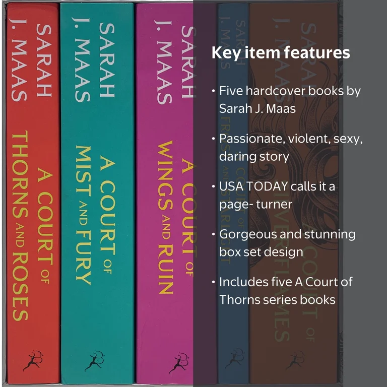 Sarah J. Maas, A Court of Thorns and Roses Box Set, 5 Books