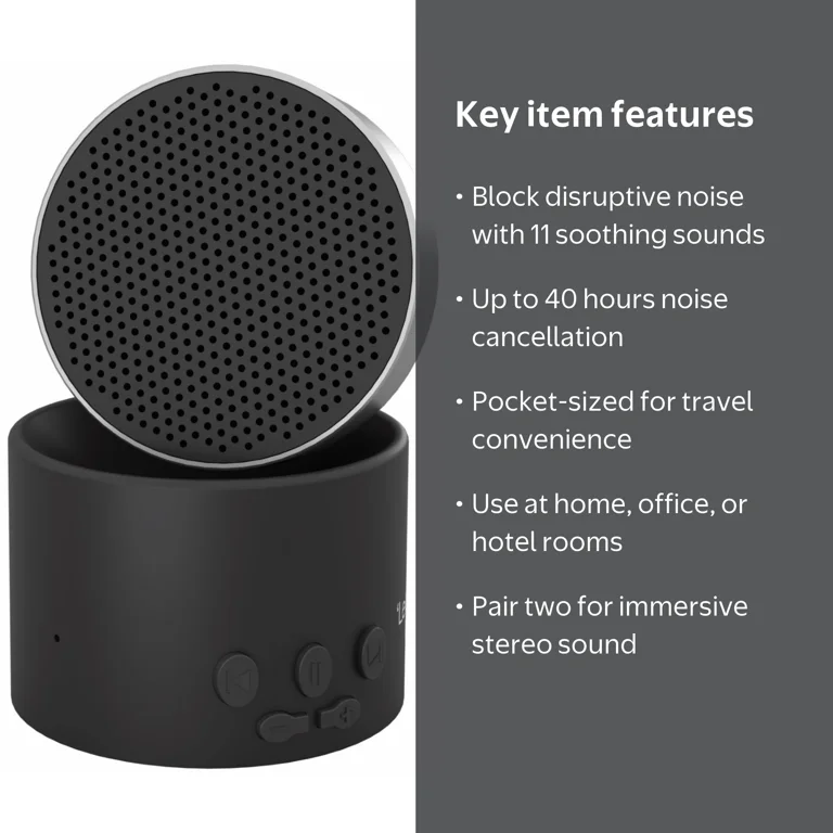 Adaptive Sound LectroFan Micro 2 Portable Bluetooth & White Noise