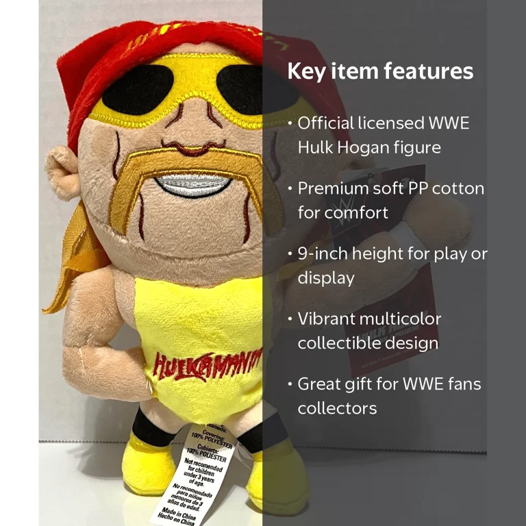 WWE Soft Stuffed Animals and Plush Toys, PP Cotton Multicolor