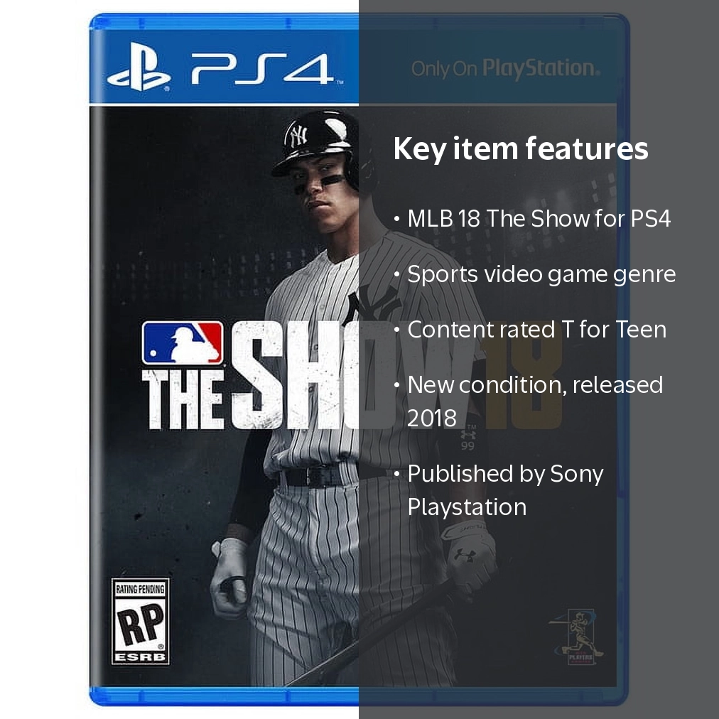 Sony, Videogames, MLB 18 The Show, PS 4 Sports Simulation