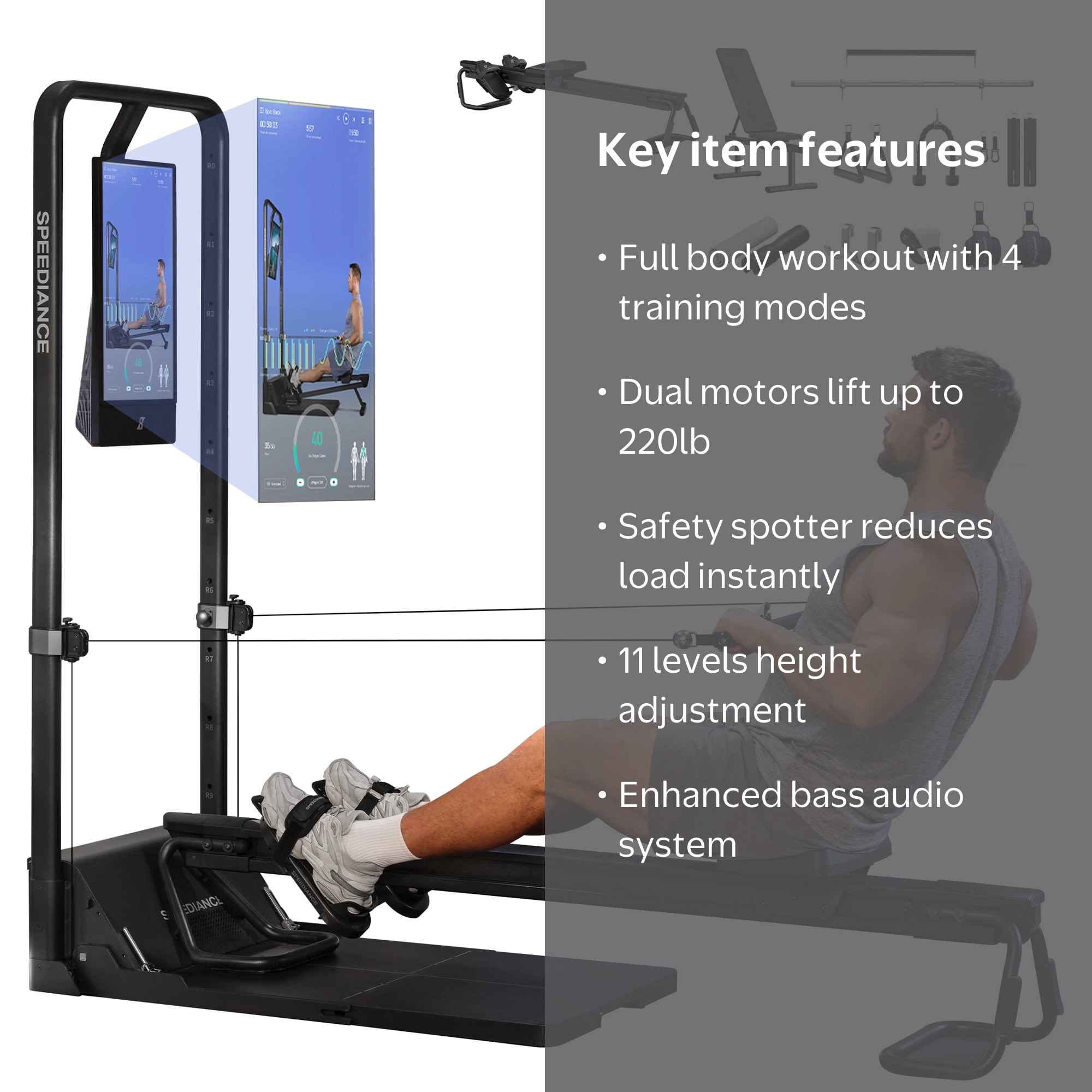 Speediance AI-Powered Smart Home Gym System, Multi-functional