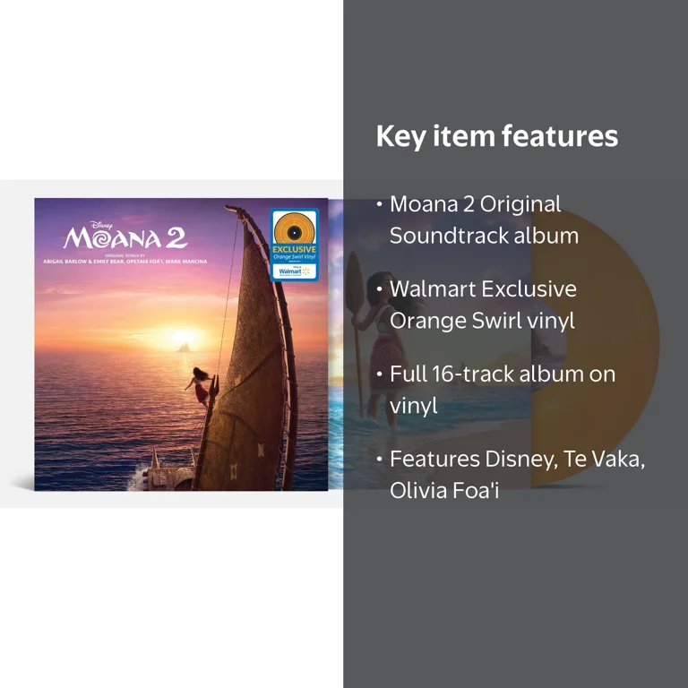 Various Artists - Moana 2 (Walmart Exclusive) - Vinyl - Walmart.com
