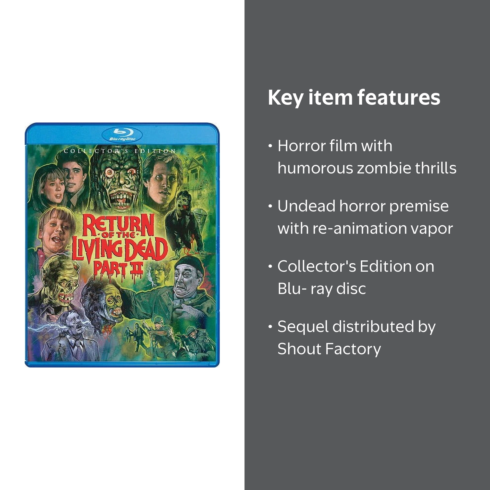 Return of the Living Dead, Part II (Collector's Edition) (Blu-ray