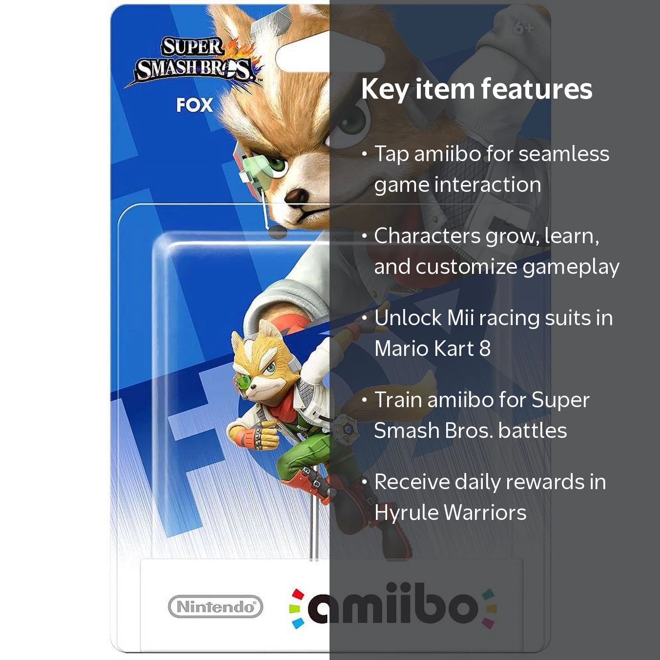 Fox Super Smash Bros Series Amiibo (Nintendo Wii U or 3DS