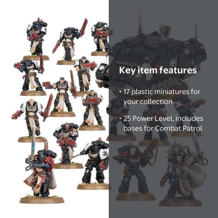 Games Workshop Warhammer 40K: Black Templars Combat Patrol