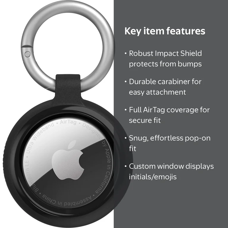 OtterBox Case for Apple AirTag - Black - Walmart.com