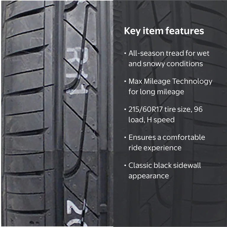 Hankook Kinergy PT 215/60R17 96H Tire - All-Season - Walmart.com