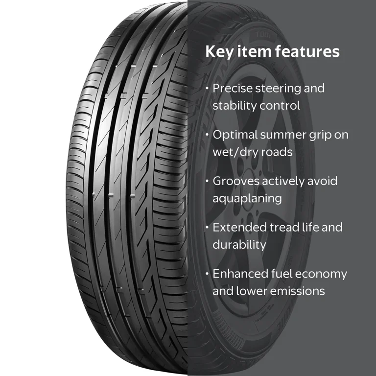 Bridgestone Turanza T001 215/55R17 94V AO Performance Summer Tire