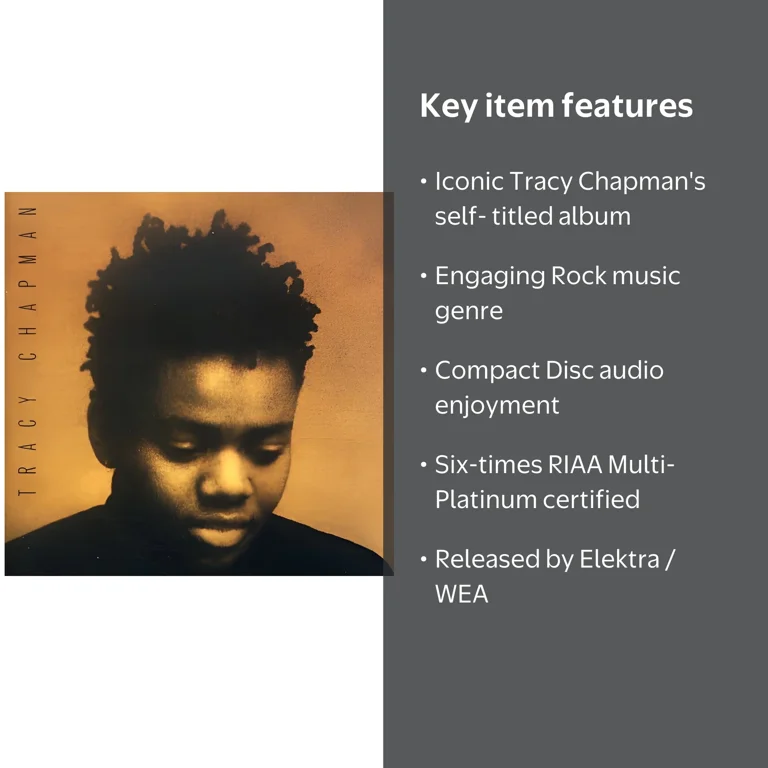Elektra / WEA, Music & Performance, Tracy Chapman CD - Walmart.com
