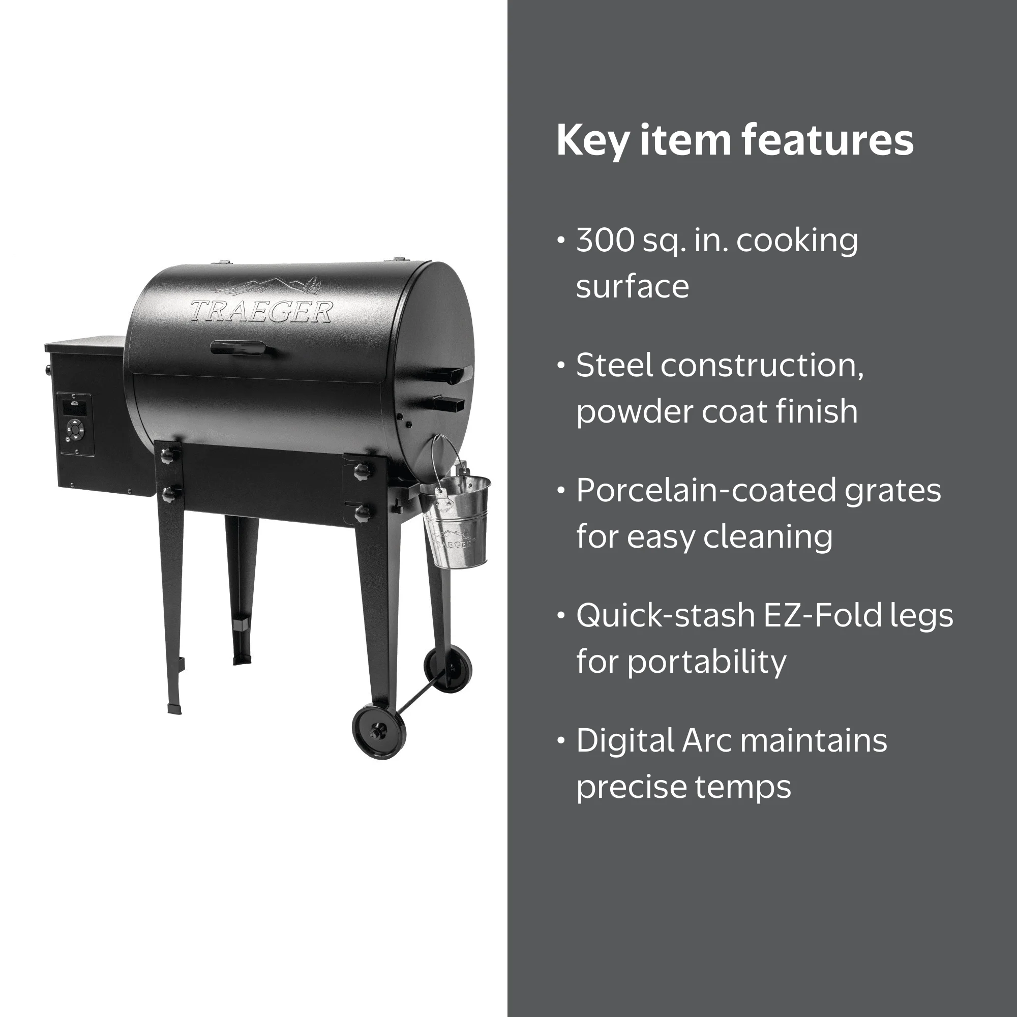 Traeger Pellet Grills, Wood Pellet Grill Smoker, Tailgater 20