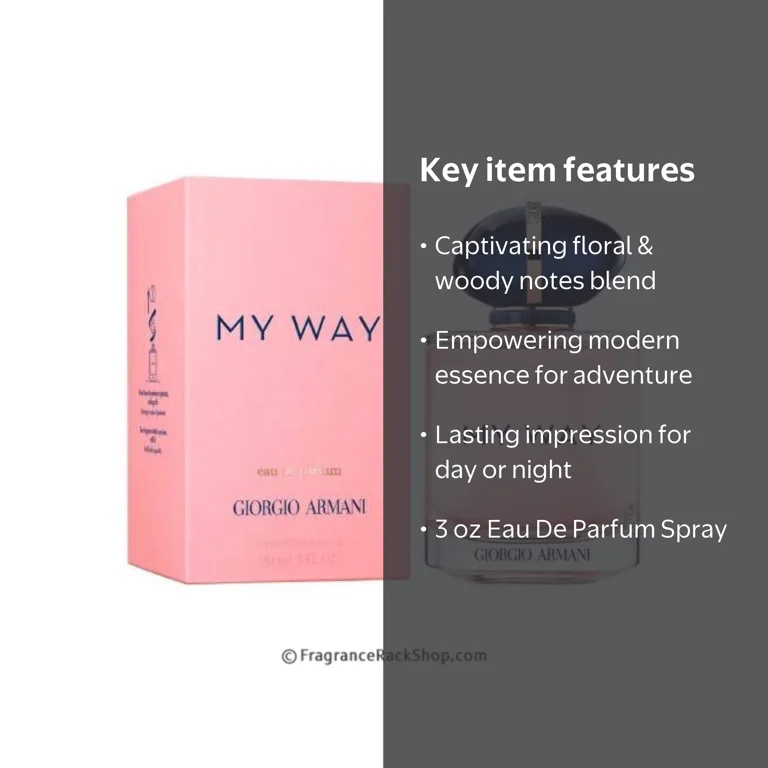 Giorgio Armani My Way Perfume for Women, Eau de Parfum Spray, 3 Fl