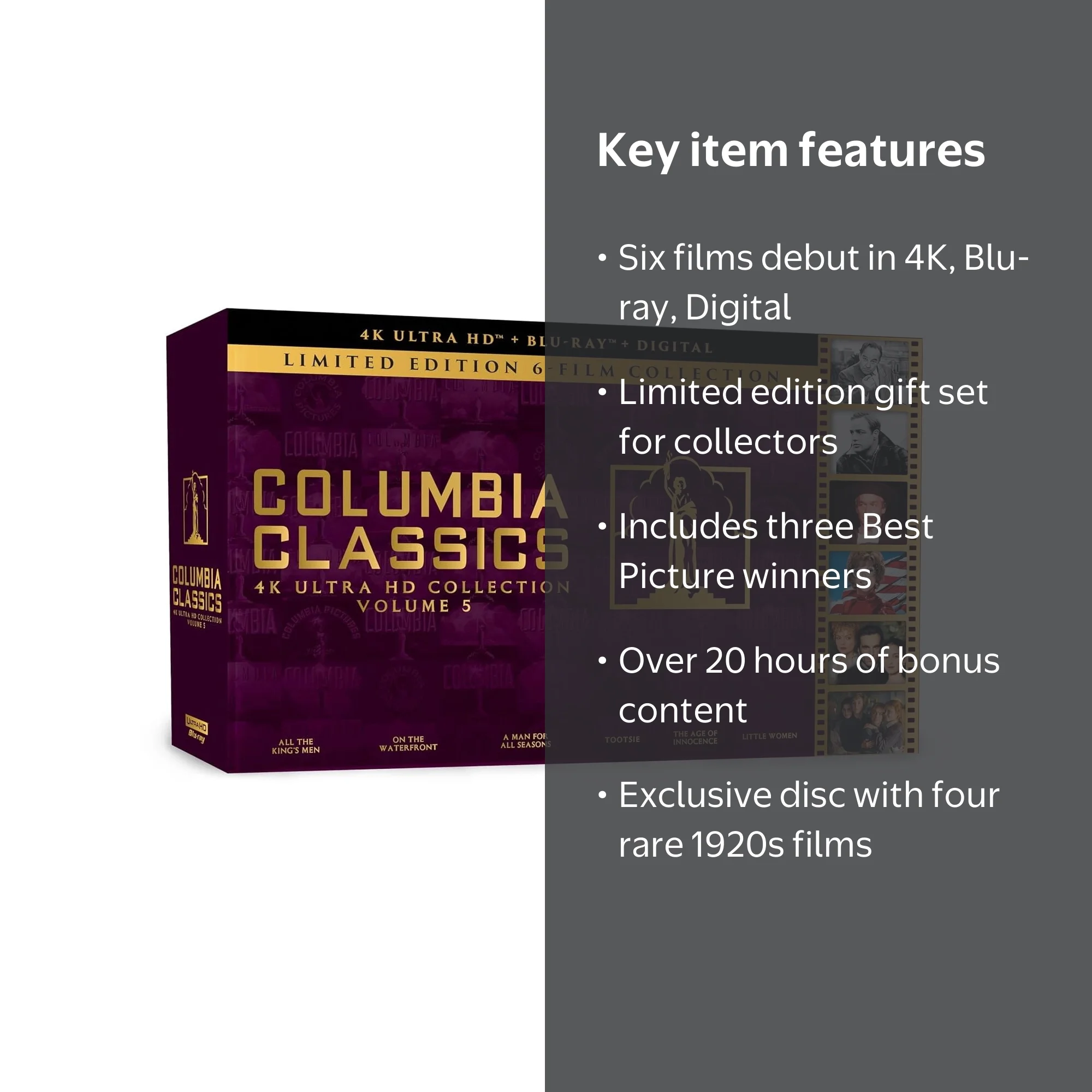 Columbia Classics Collection Volume 5 (4K Ultra HD, Blu-ray