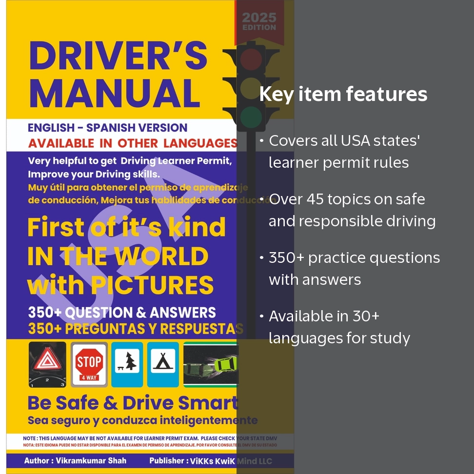 Driver's Manual English - Spanish Version - Walmart.com