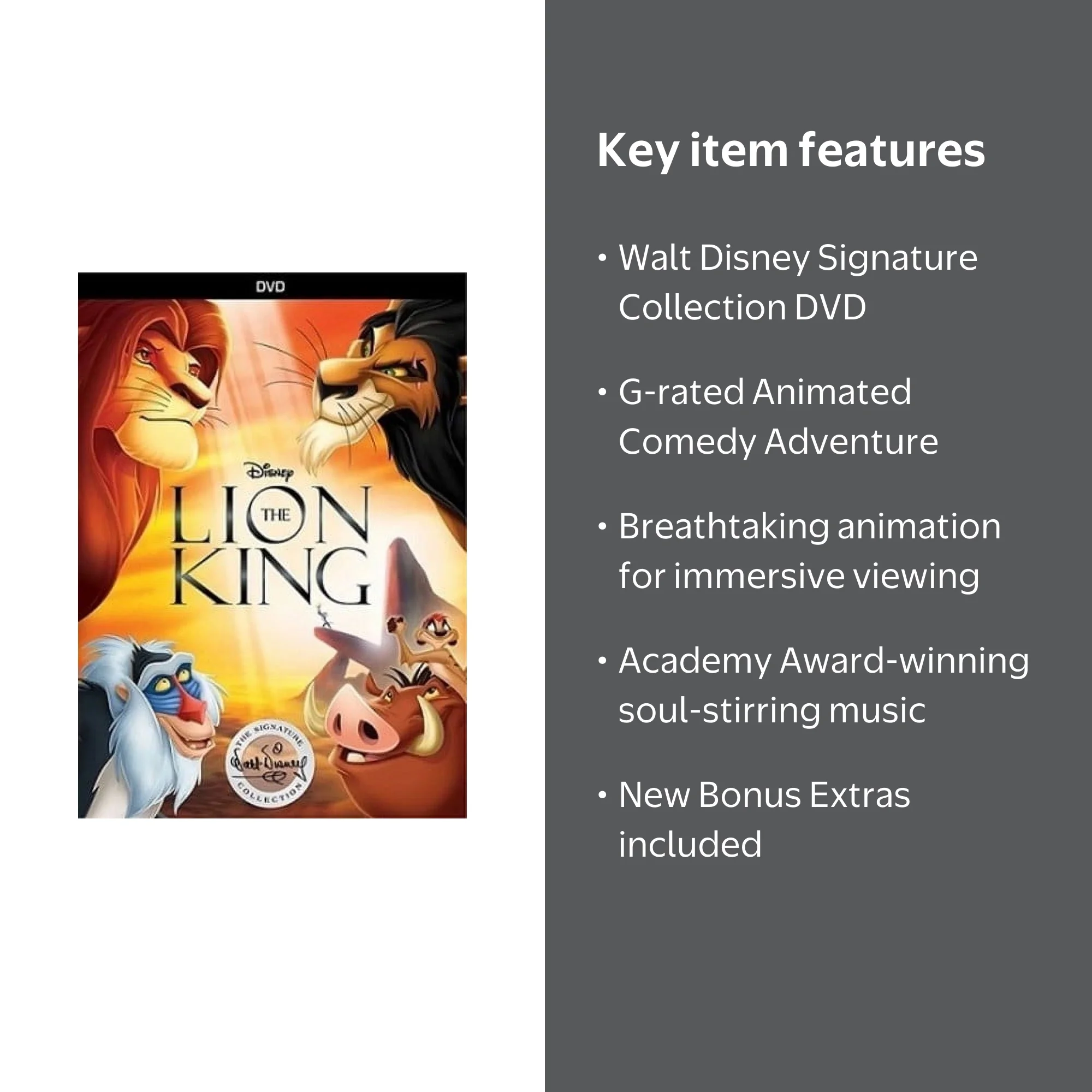 The Lion King Signature Collection (DVD) Disney, Adventure