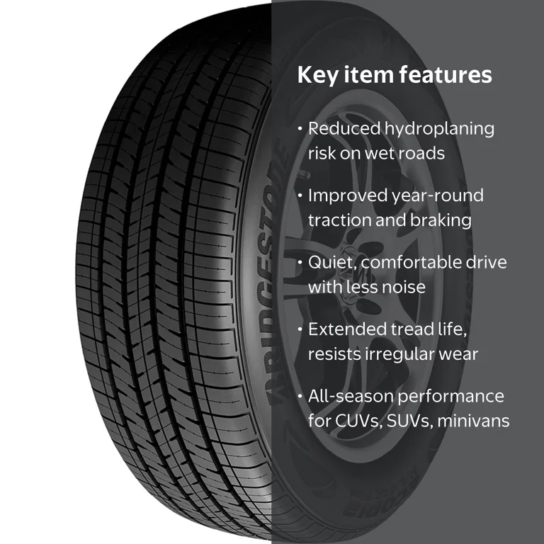 Bridgestone Ecopia H/L 422 Plus All Season Tire, 215/65R17 99H
