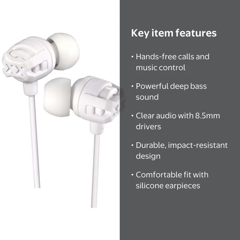 JVC HAFX103MW XX Series Xtreme Xplosives Earbuds with Microphone