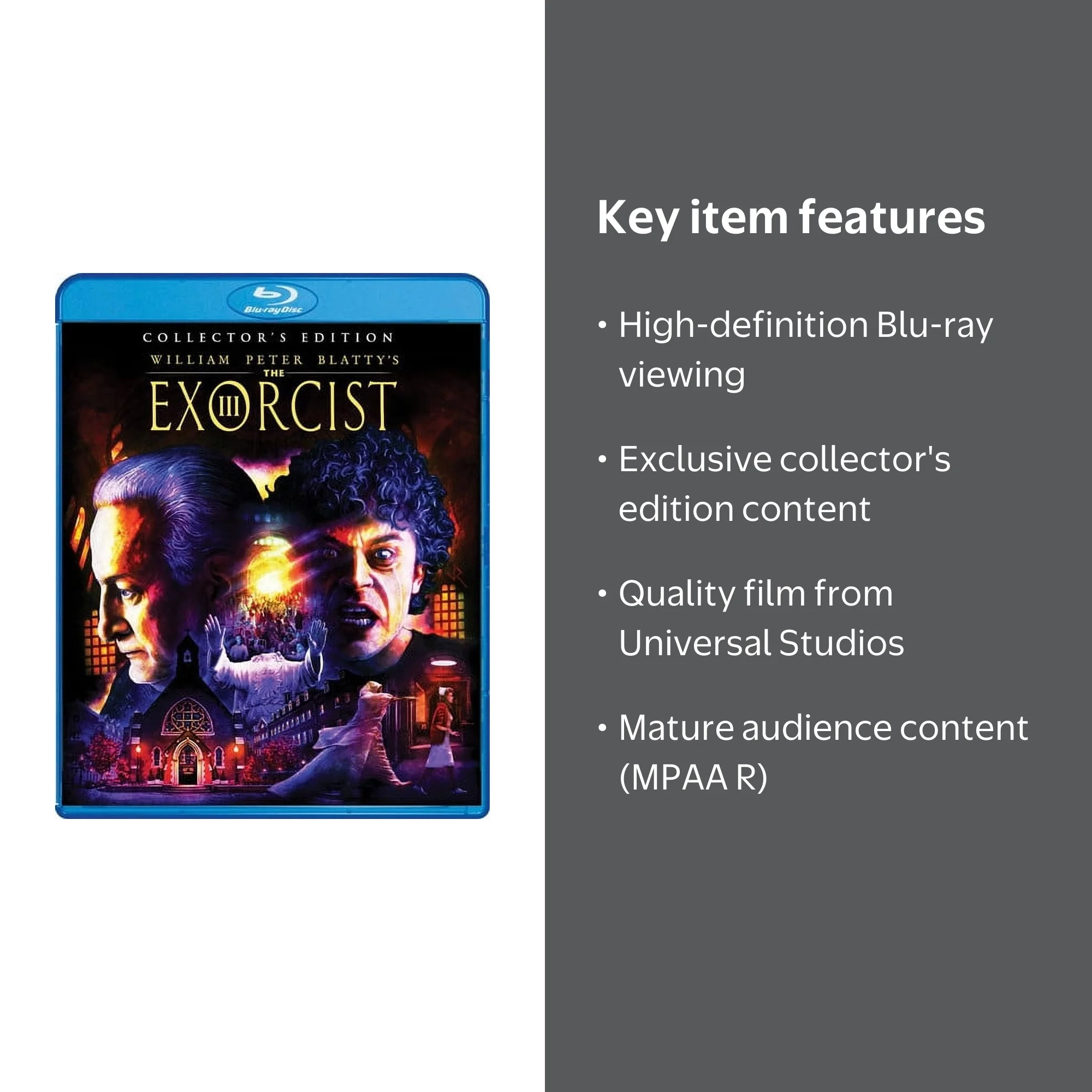 The Exorcist III (Collector's Edition) (Blu-ray) - Walmart.com