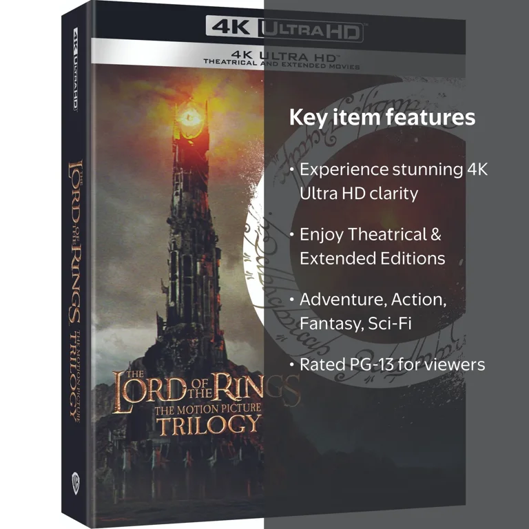 洋画・外国映画 THE LORD OF THE RINGS TRILOGY 4K ULTRA SDS, The Lord Of The Rings, 4K Ultra HD, Trilogy, Adventure
