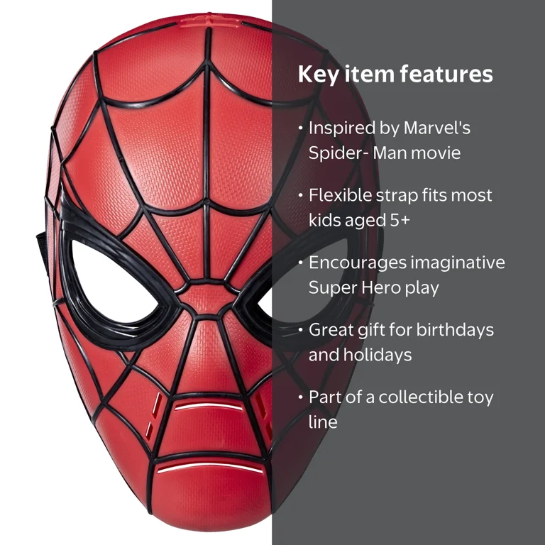 Spider-Man Marvel Studios Brand New Day Costume Mask, Super Hero