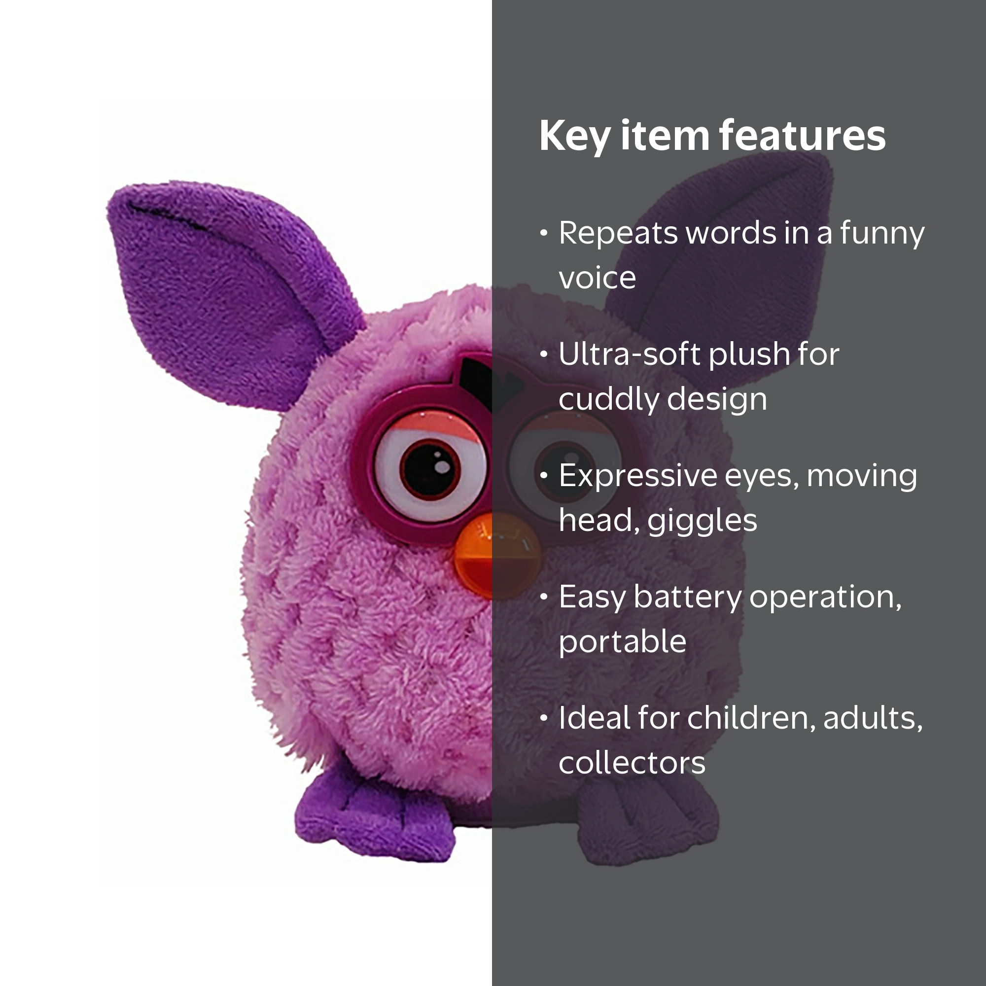Talking Plush Owl Toy Interactive Electric Pet Voice Mimicry Soft