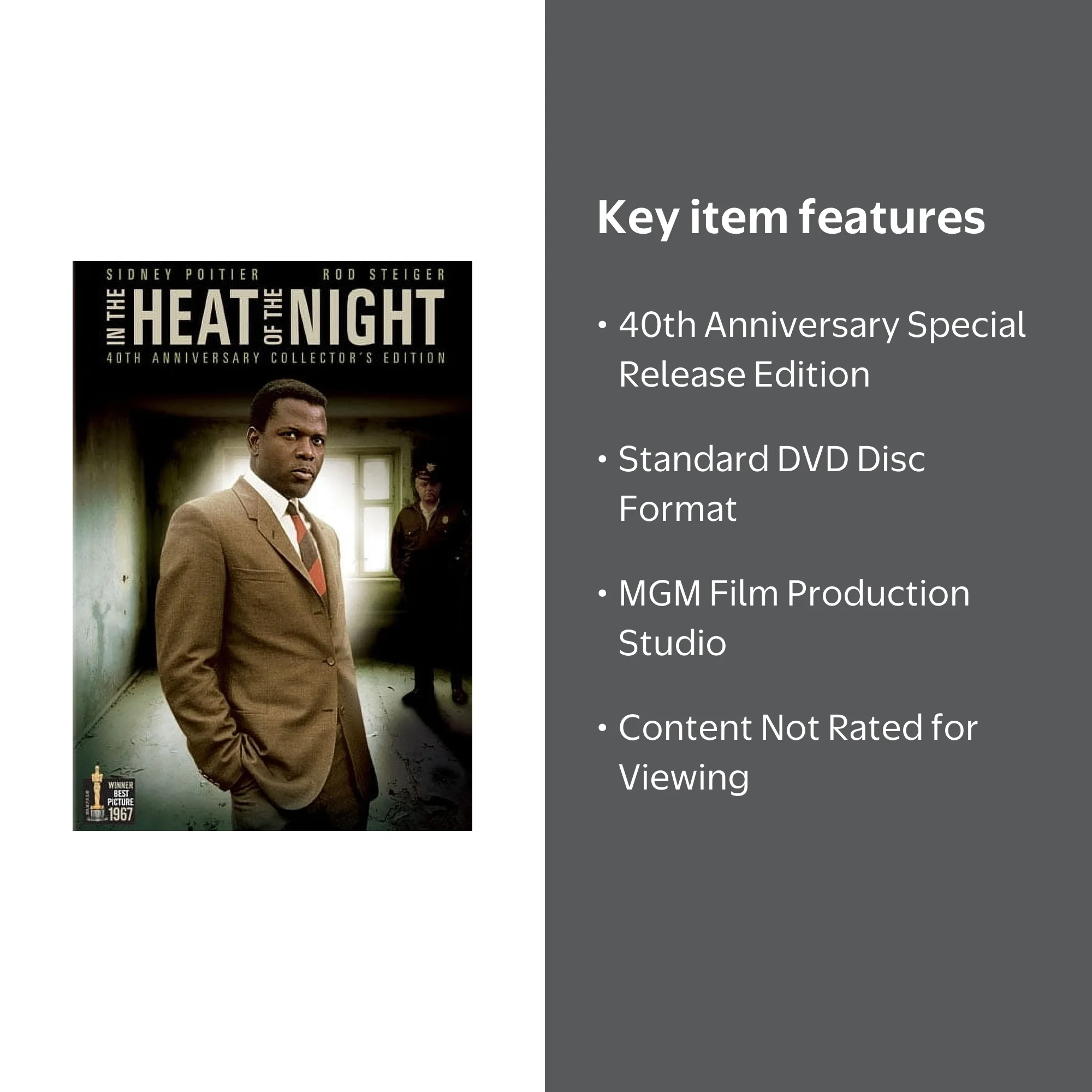 MGM Mystery & Suspense DVD - In the Heat of the Night, Starring