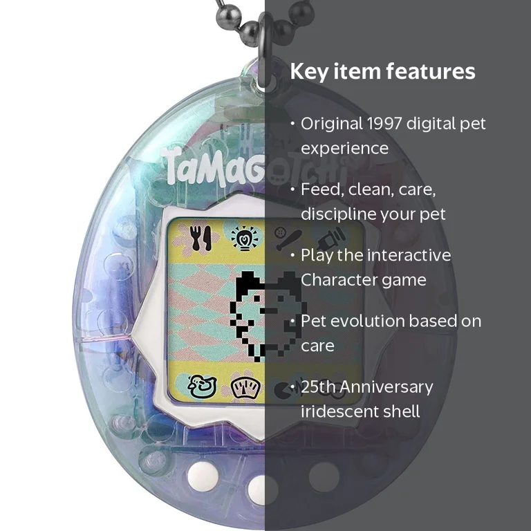 Original 25th Anniversary Tamagotchi Digital Pet Toy with