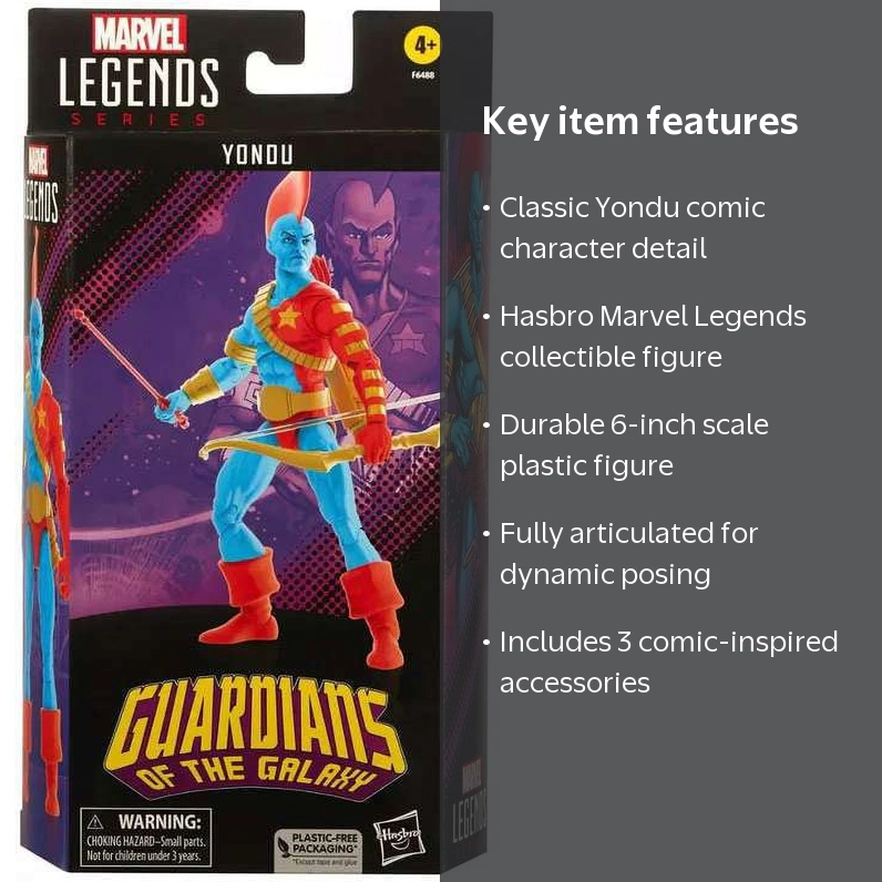 Hasbro Marvel Legends Yondu Action Figure 6-inch Guardians of the