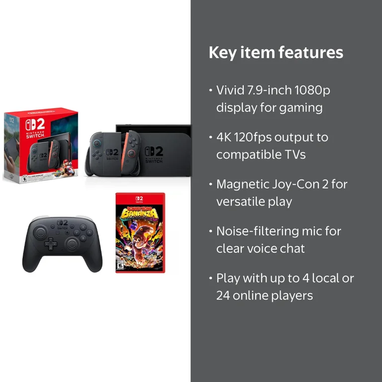 Nintendo Switch 2 Mario Kart World Bundle + Nintendo Switch 2 Pro