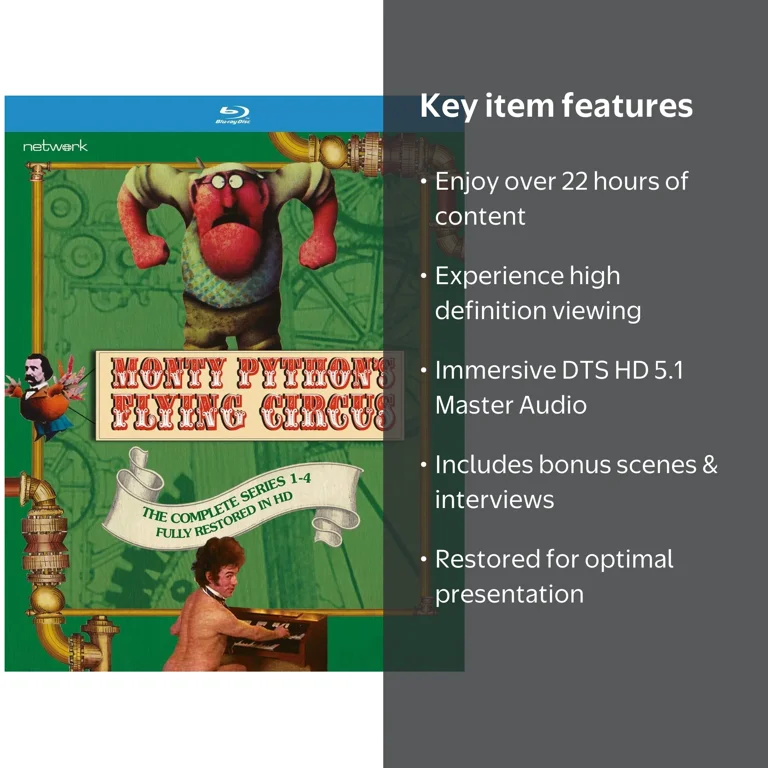 Monty Python's Flying Circus: The Complete Series 1-4 - Walmart.com