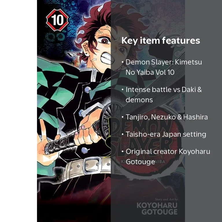 Koyoharu Gotouge, Manga, Vol. 10: Human and Demon, Paperback