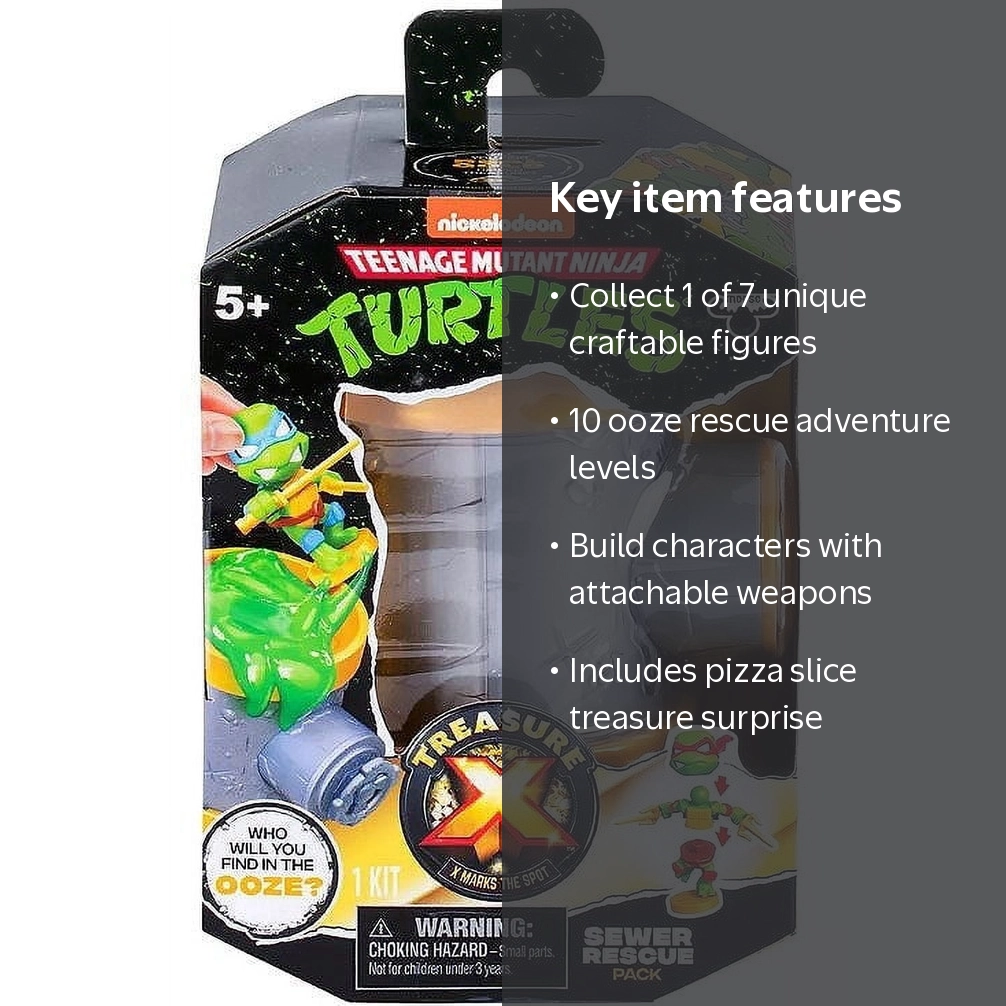 Moose Toys Treasure X Teenage Mutant Ninja Turtles Action Figures