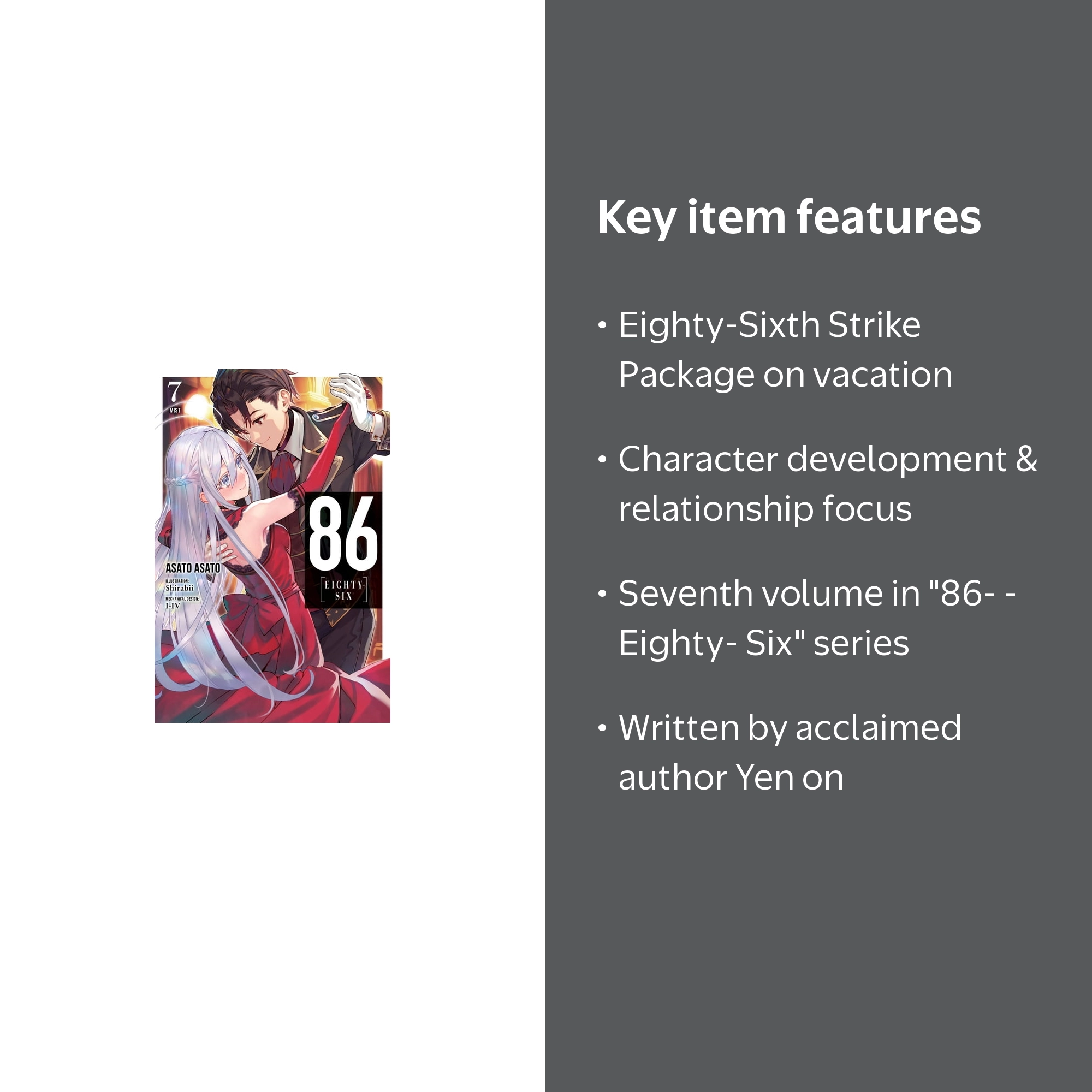 86--Eighty-Six (Light Novel) 86--Eighty-Six, Vol. 7 (Light Novel