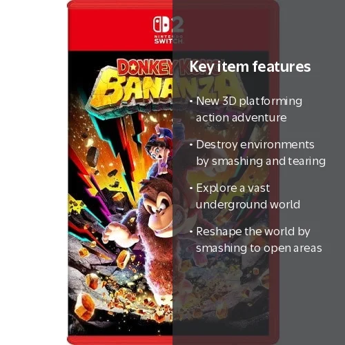 Donkey Kong Bananza - Nintendo Switch 2 (Region Free UAE Version