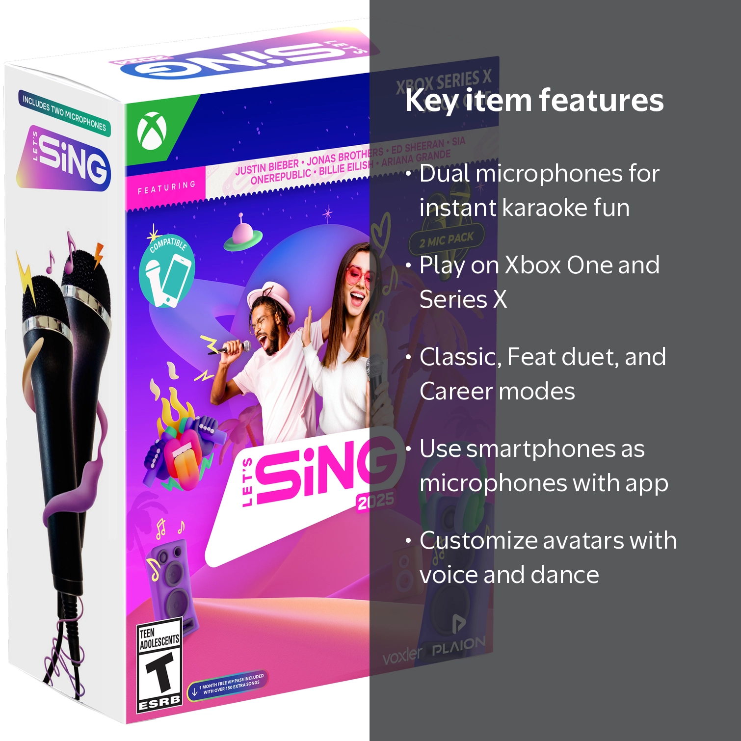 Let'S Sing 2025 (2-Mic Bundle) for Xbox One & Xbox Series X