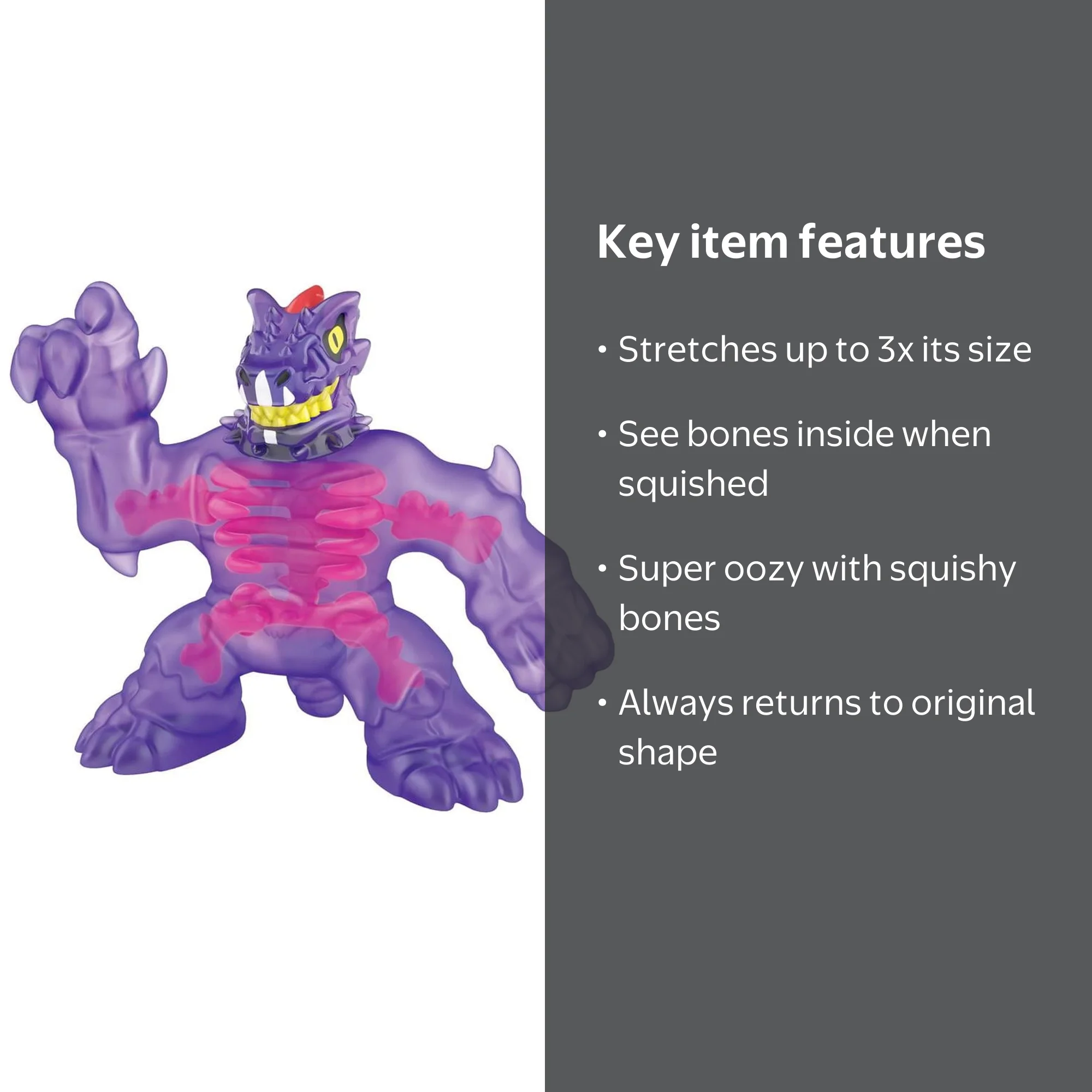 Heroes of Goo Jit Zu Dino X-Ray Hero Pack - Stretchy Dinosaur Toy